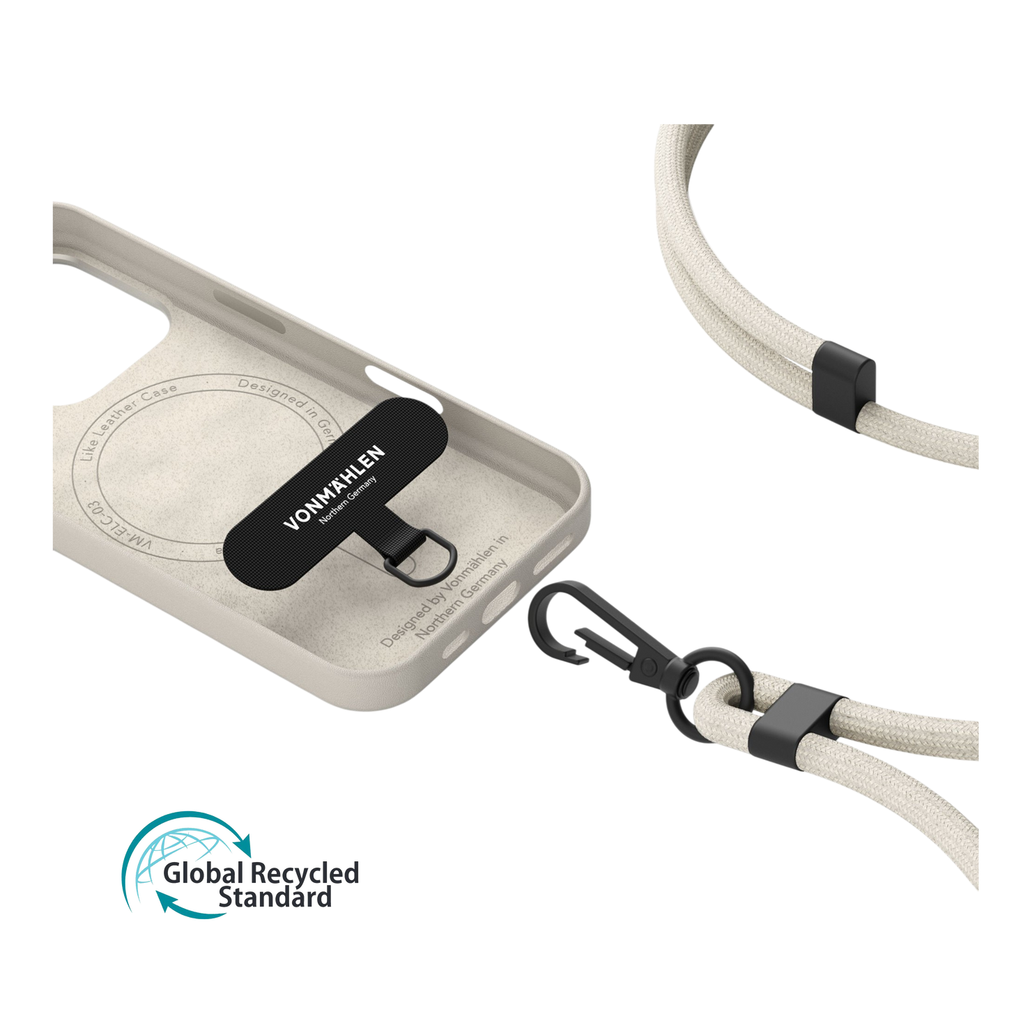 Vonmahlen Infinity Go Universal Phone Strap - Cream