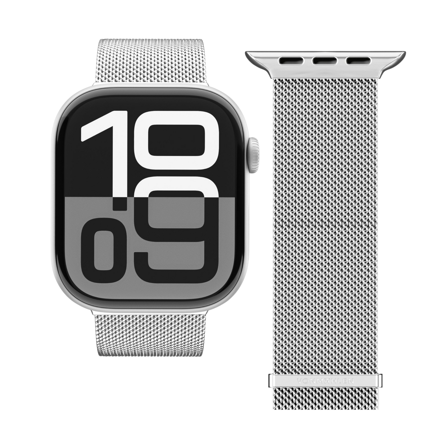 Vonmahlen Milanese Loop 2 - 42mm - Silver