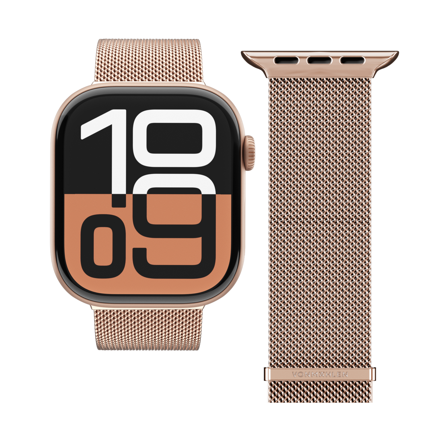 Vonmahlen Milanese Loop 2 - 46/49mm - Rose Gold