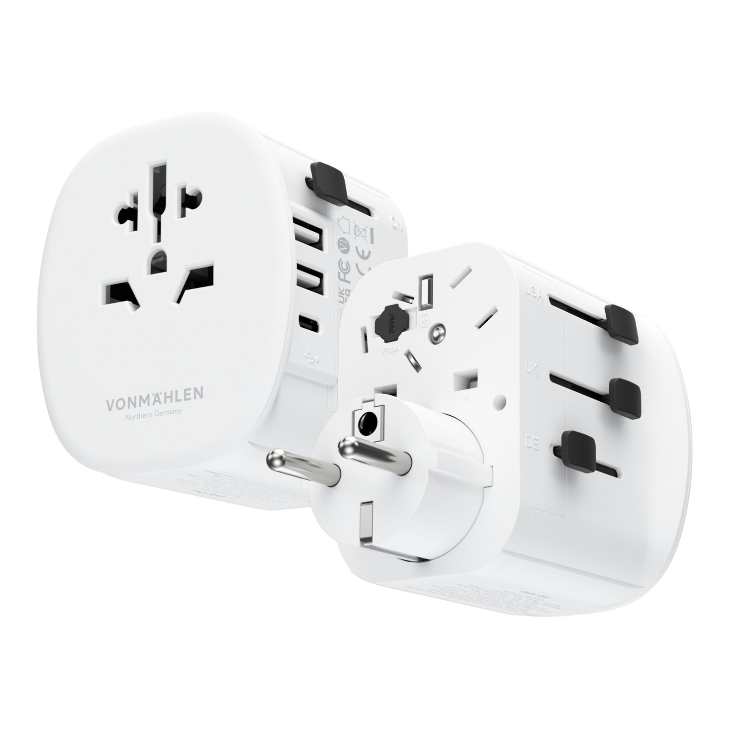 Vonmahlen Unity One World Travel Adaptor - White