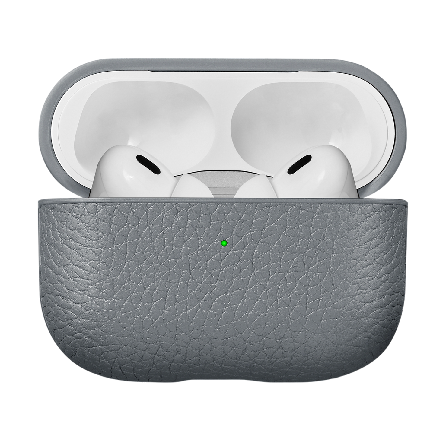 WOOLNUT Leather Case for AirPods Pro (2nd Gen) - Grey