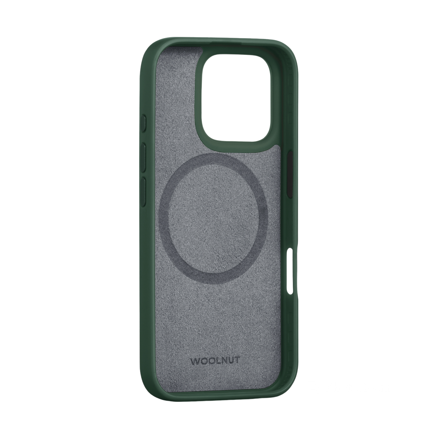 WOOLNUT Leather Case for iPhone 16 Pro - Green