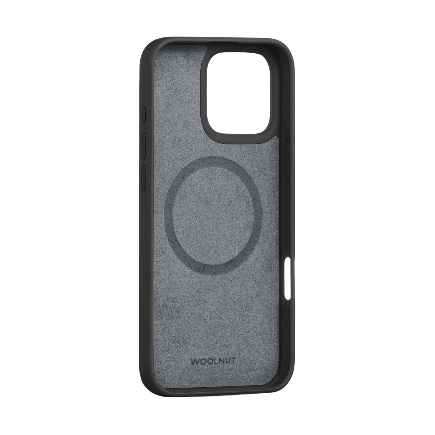 WOOLNUT Leather Case for iPhone 16 Pro Max - Black