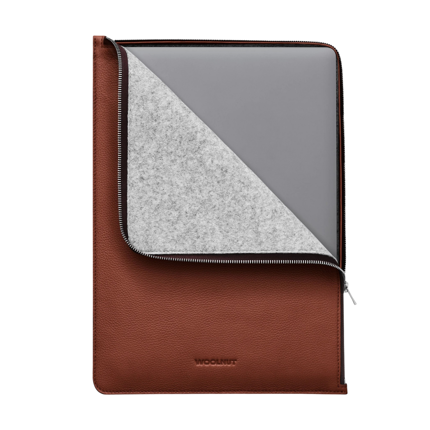 Woolnut Leather Folio for 15-inch MacBook - Cognac