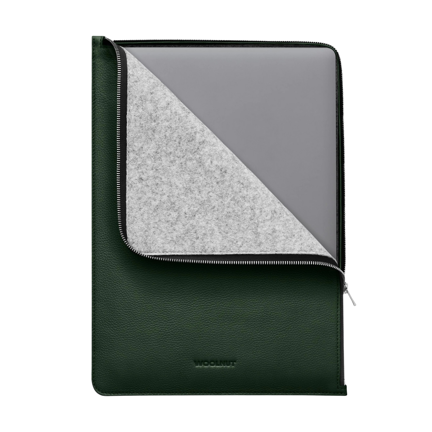 Woolnut Leather Folio for 15" MacBook - Green