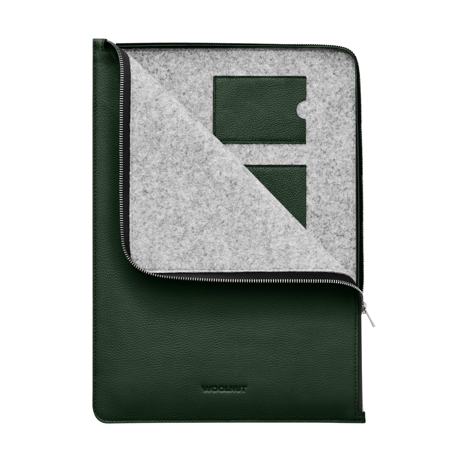 Woolnut Leather Folio for 15" MacBook - Green