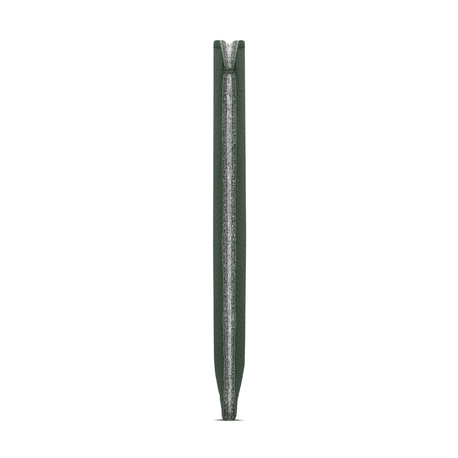 WOOLNUT Leather Sleeve for Passport - Green