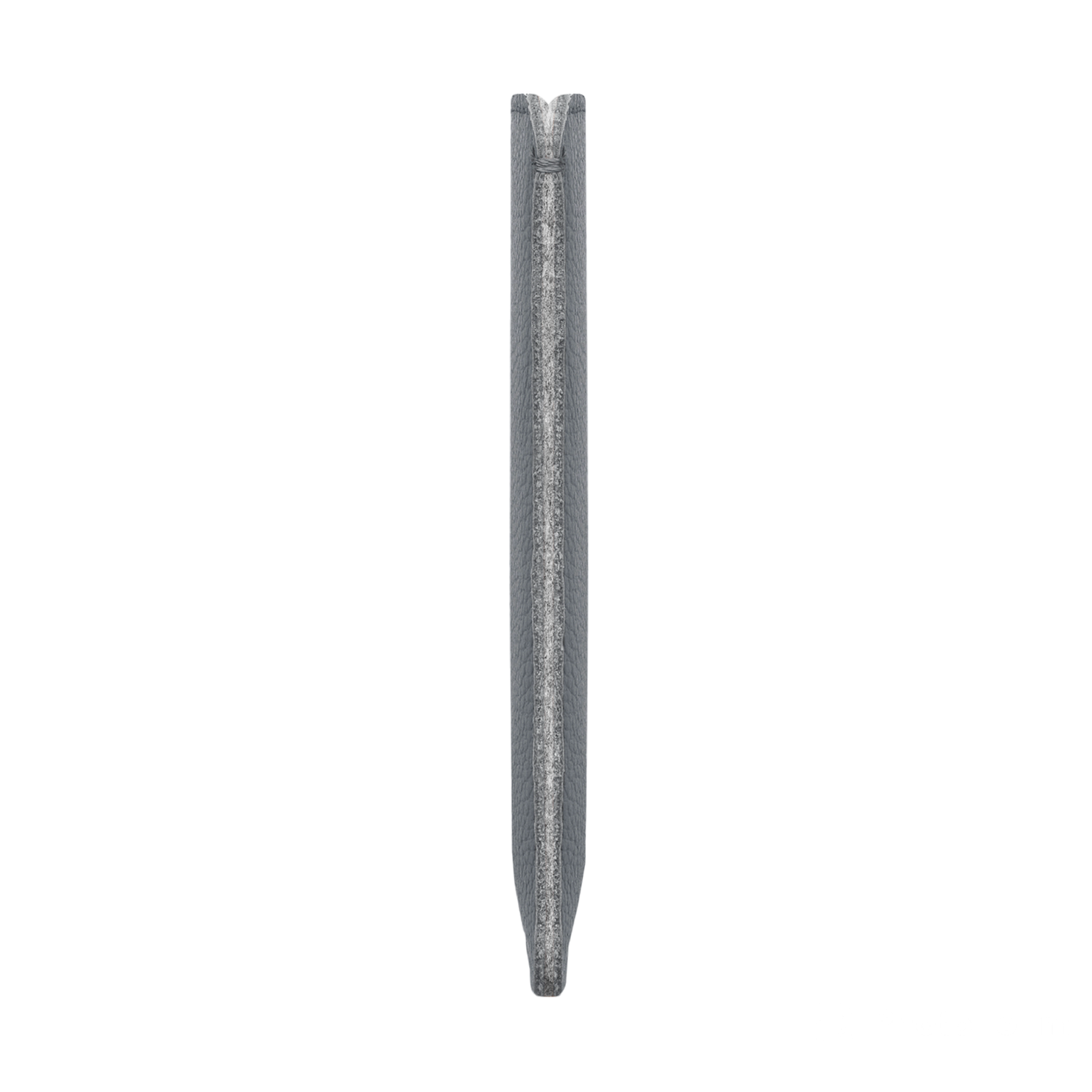 WOOLNUT Leather Sleeve for Passport - Grey