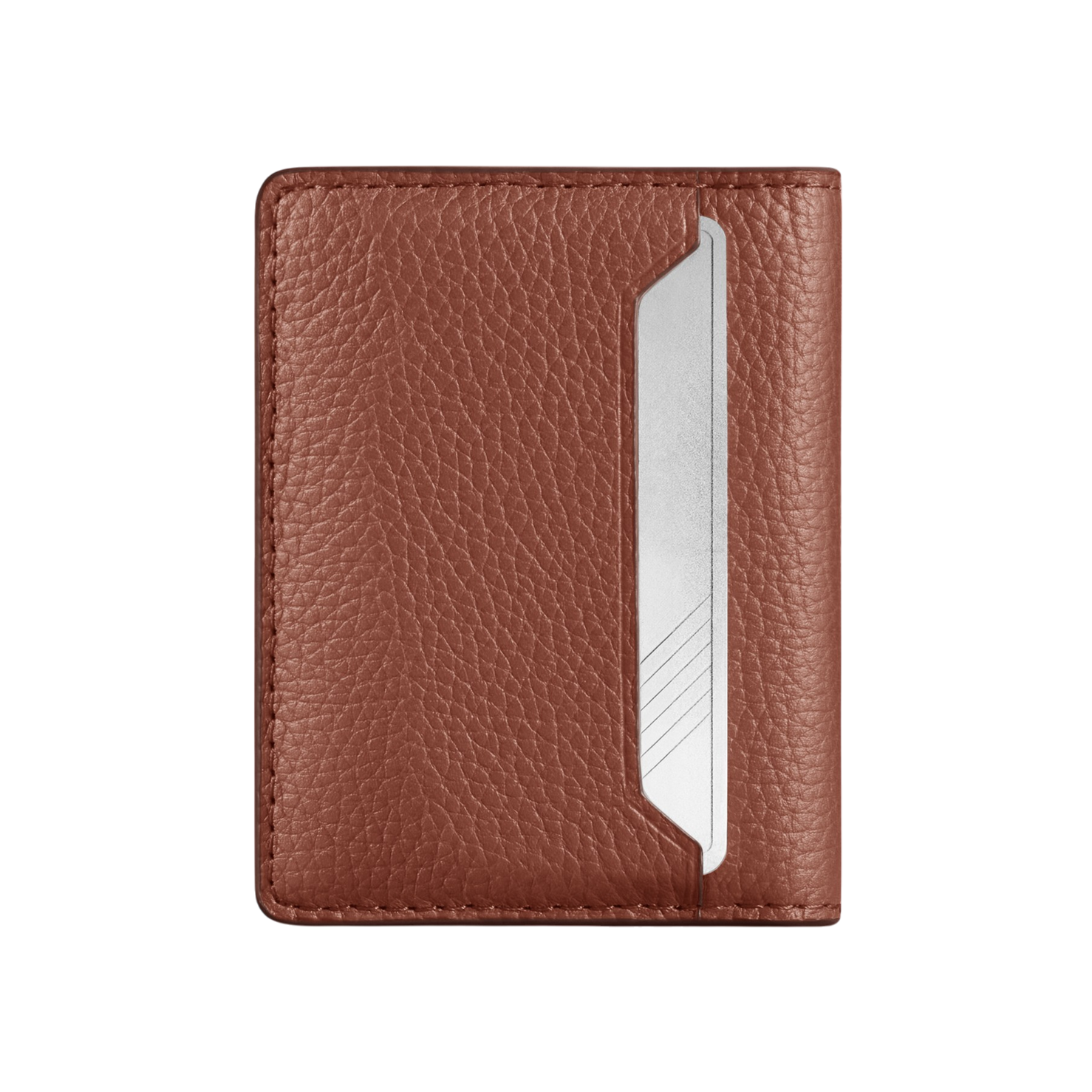 WOOLNUT Leather Wallet - Cognac