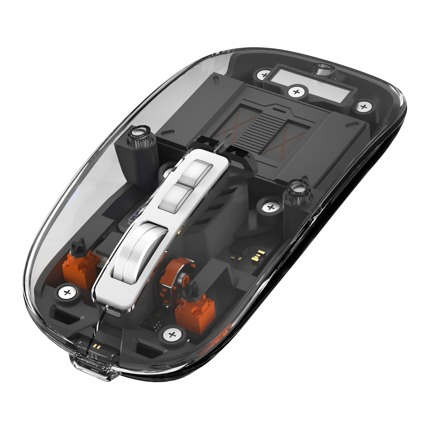 XtremeMac Ergonomic Multi-Device Bluetooth Transparent Mouse