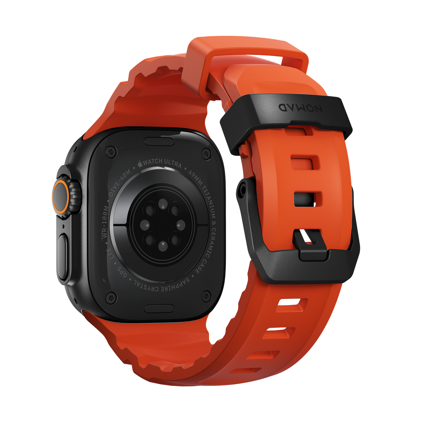 Nomad Rocky Point Band - 46/49mm - Magma - Black Hardware - Limited Edition