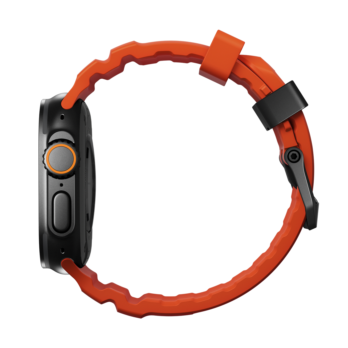 Nomad Rocky Point Band - 46/49mm - Magma - Black Hardware - Limited Edition