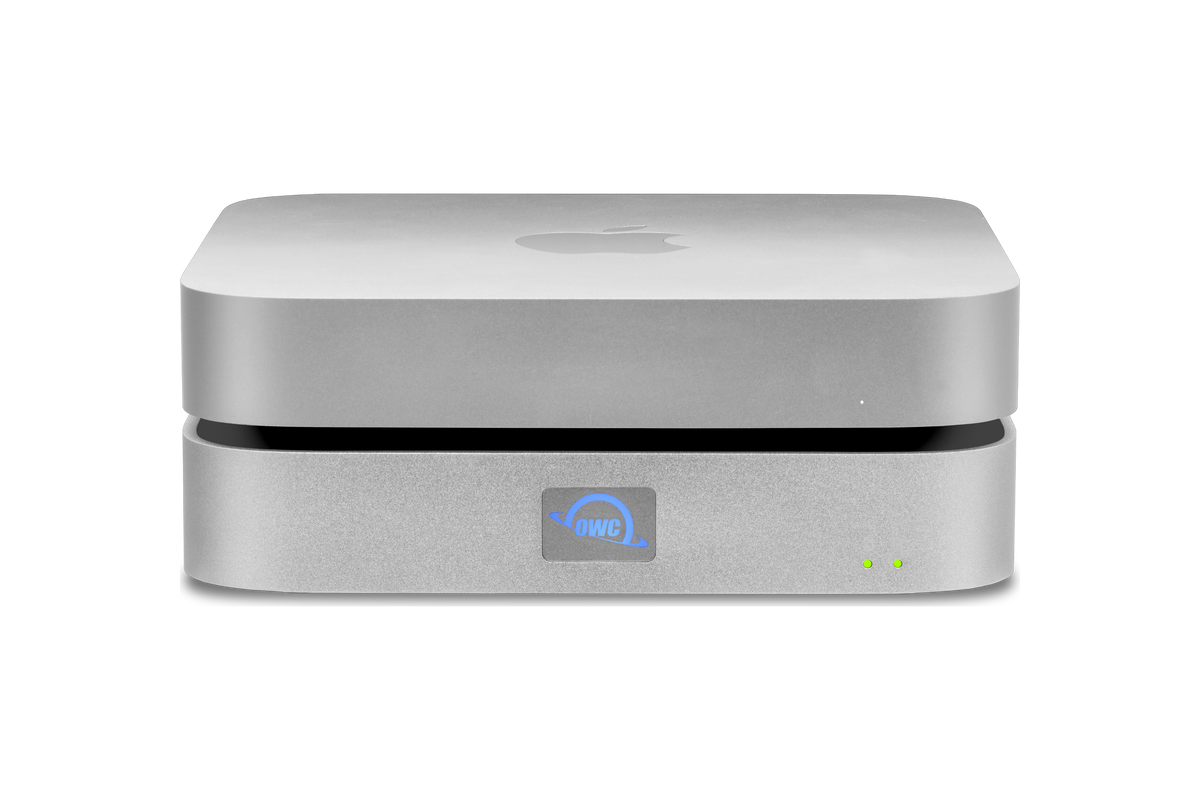OWC miniStack STX Enclosure & Thunderbolt Hub - Silver
