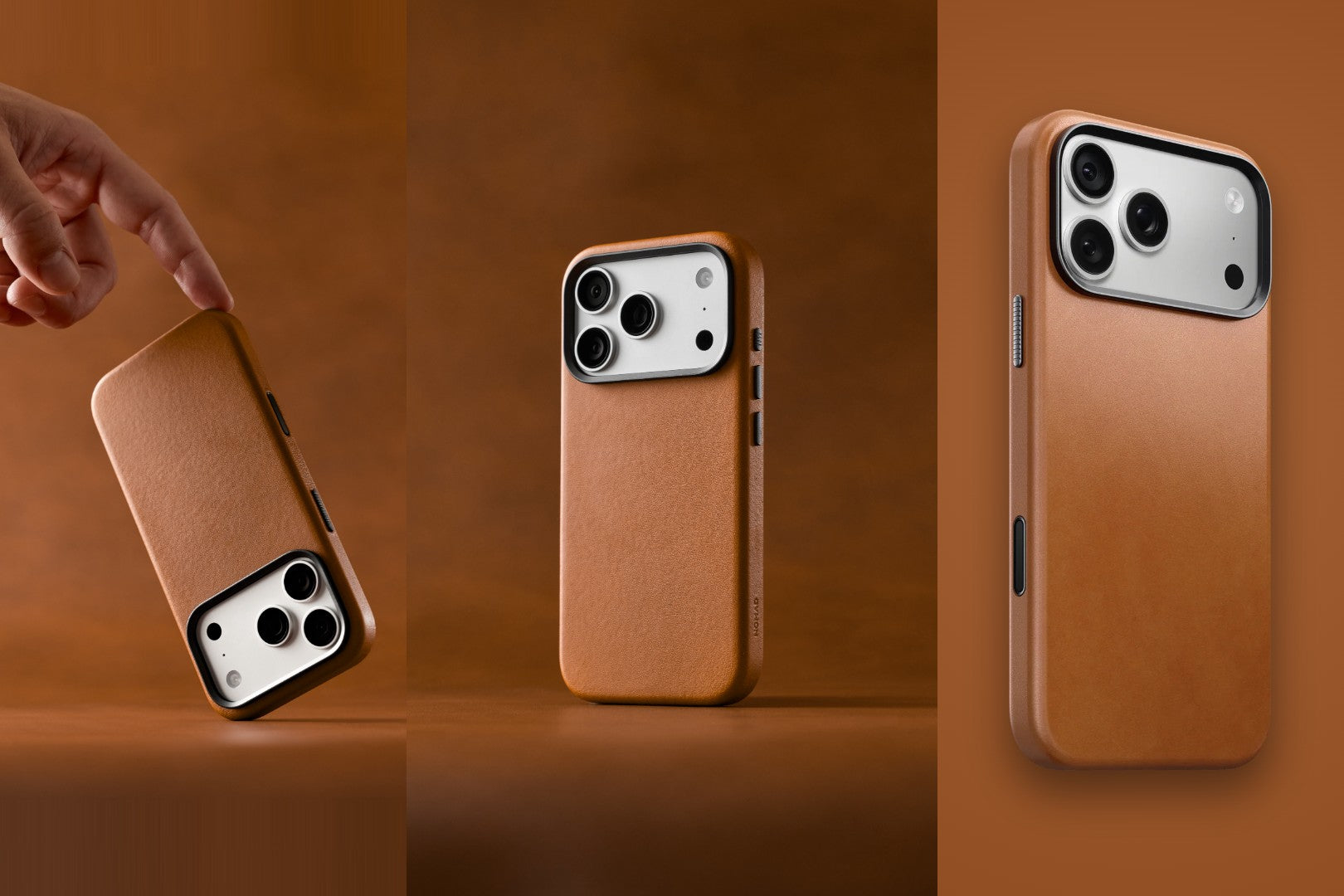 Nomad Traditional Leather Case explainer – Saddle