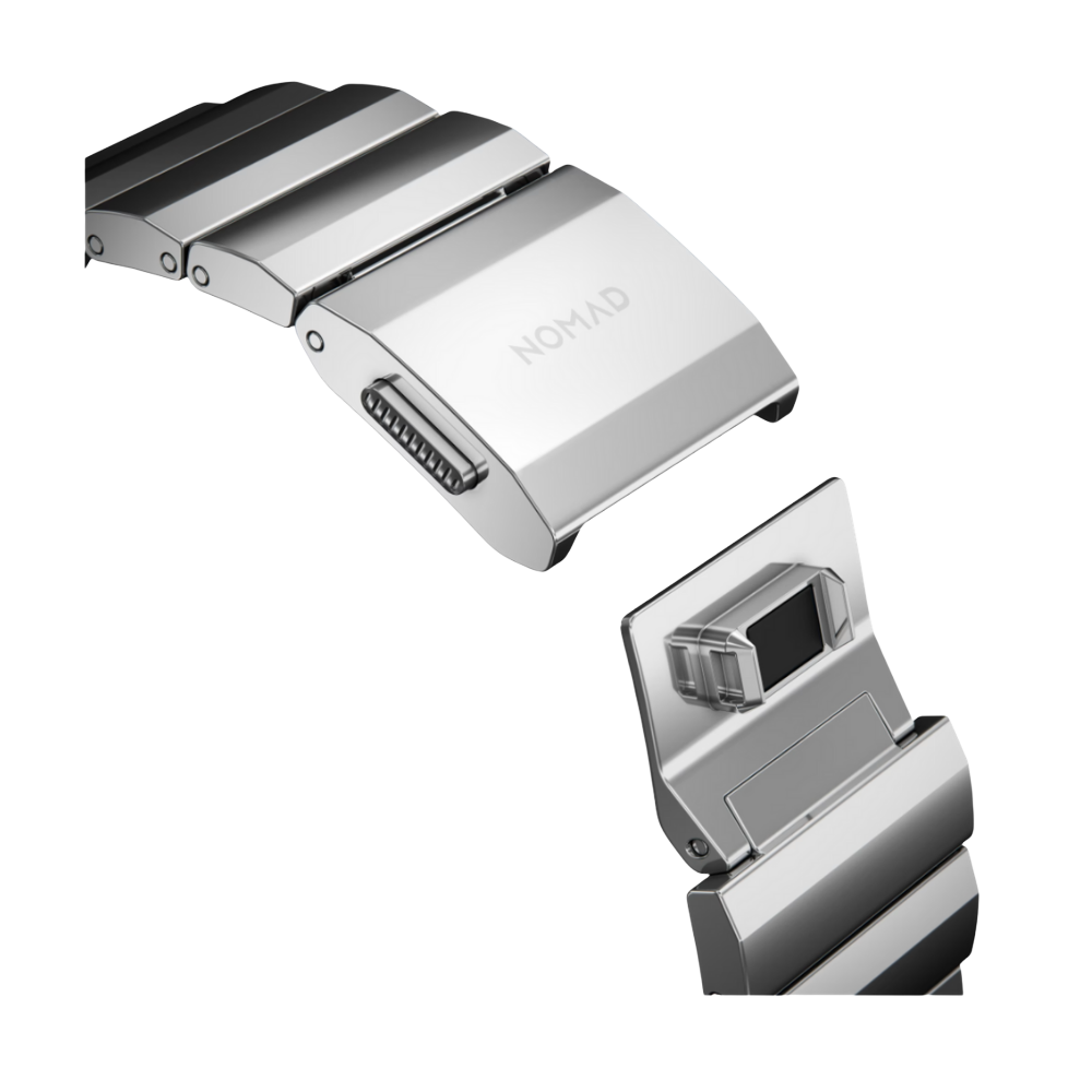 Nomad Steel Band - 46/49mm - Silver