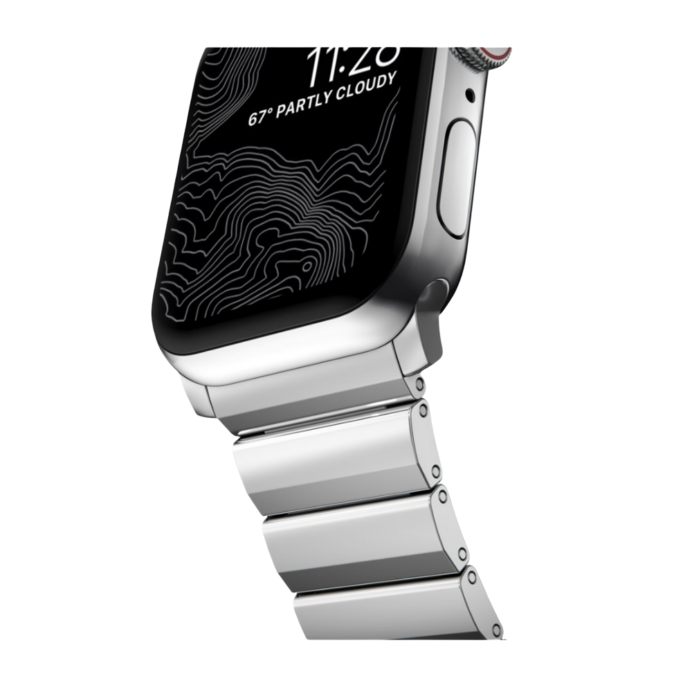 Nomad Steel Band - 46/49mm - Silver