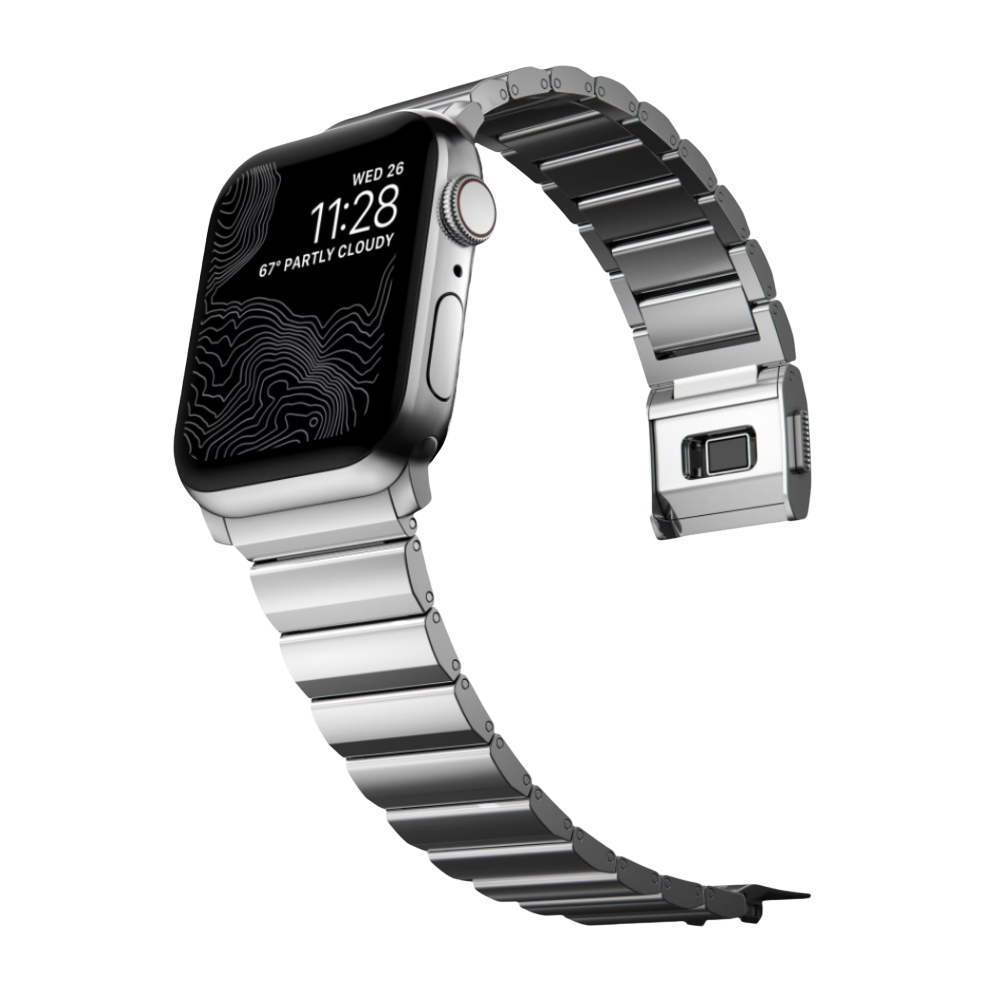 Nomad Steel Band - 46/49mm - Silver