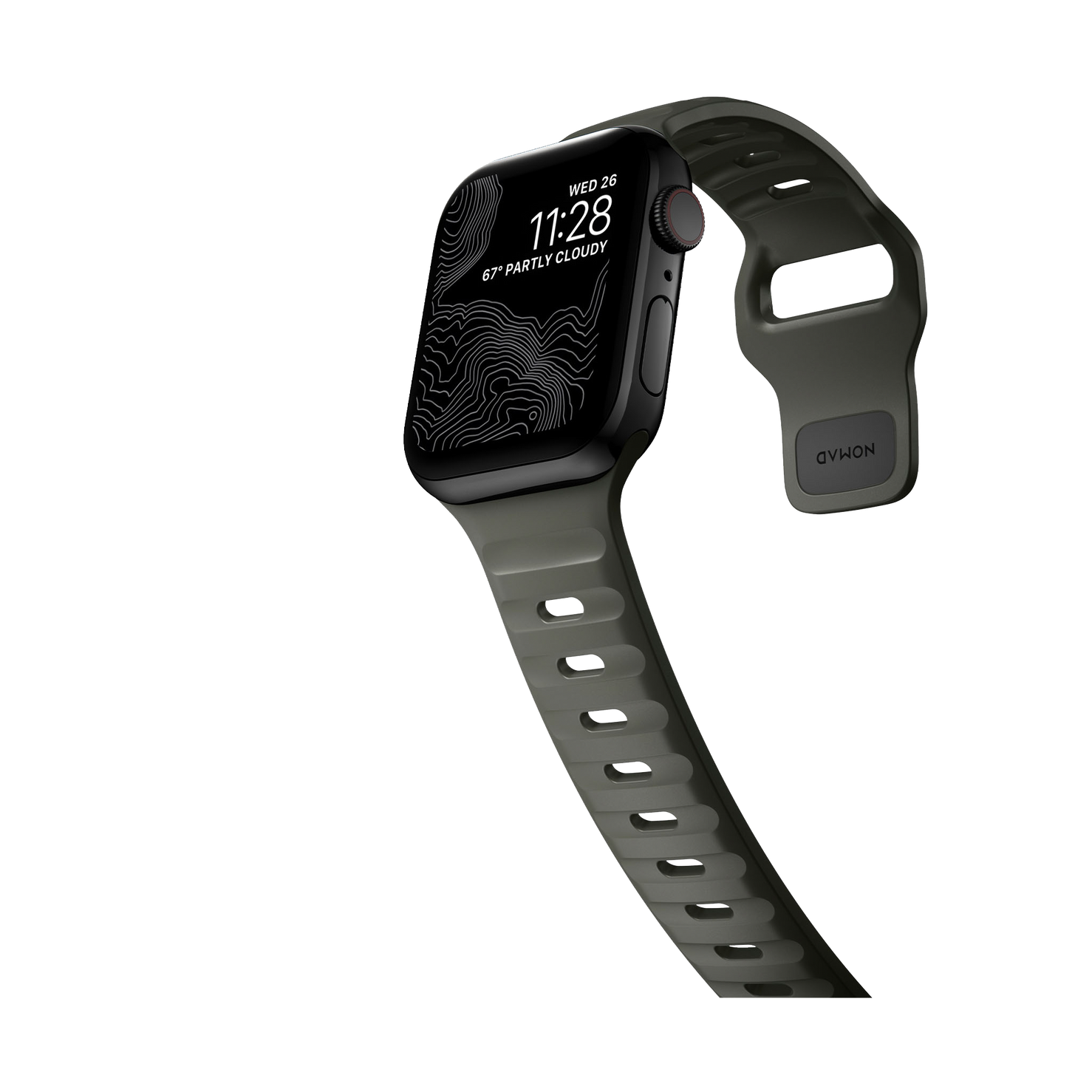 Nomad Sport Band - 46/49mm - Ash Green