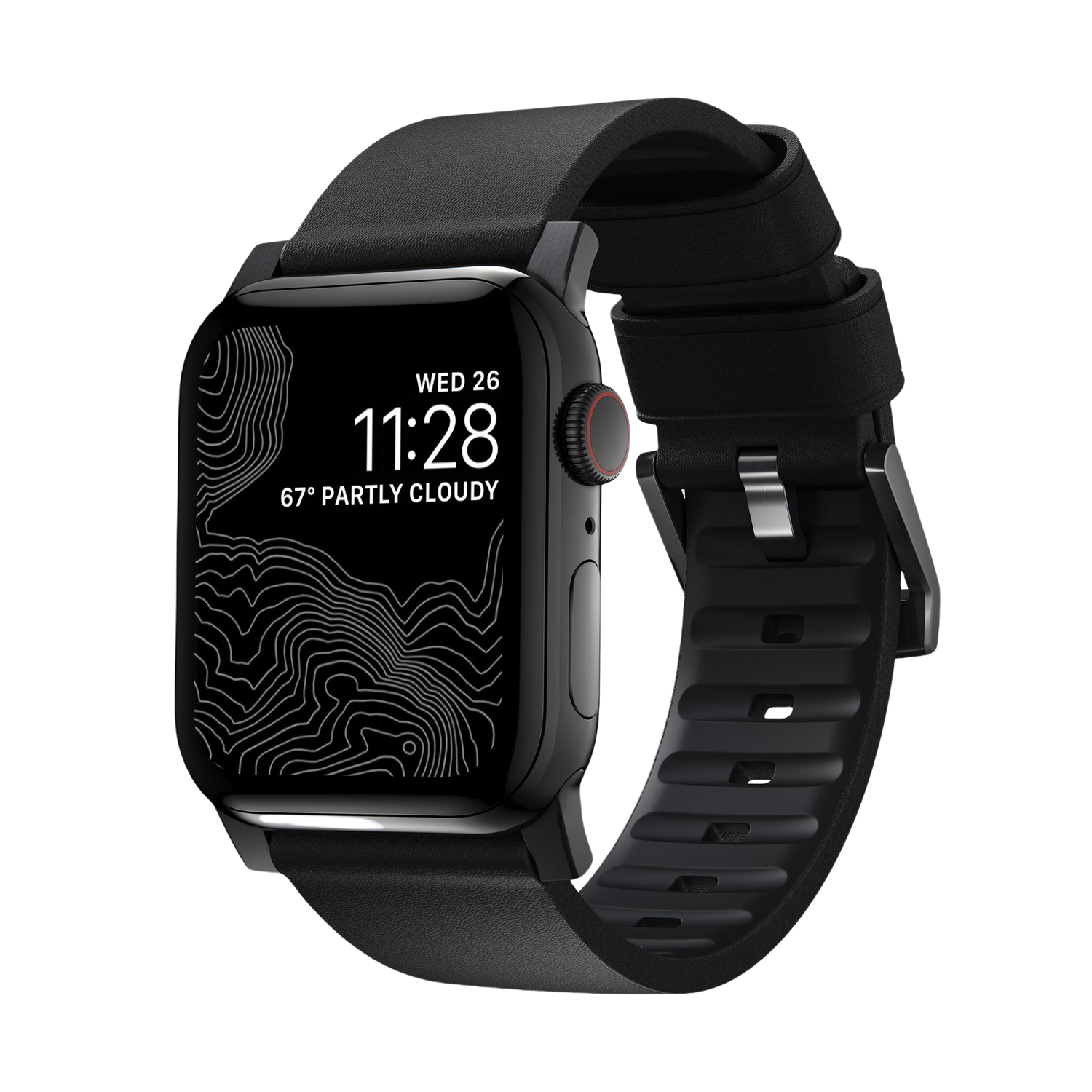 Nomad Active Band Pro - 46/49mm - Black - Black Hardware