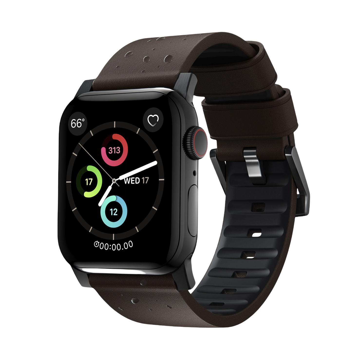 Nomad Active Band Pro - 46/49mm - Brown - Black Hardware