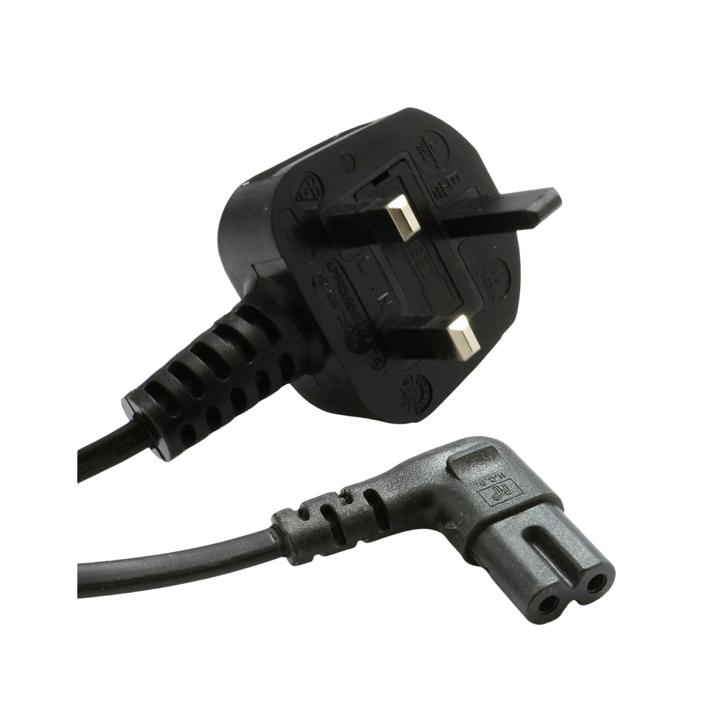 OWC C7 Figure-8 Power cable with Type F 2-Pin UK Plug