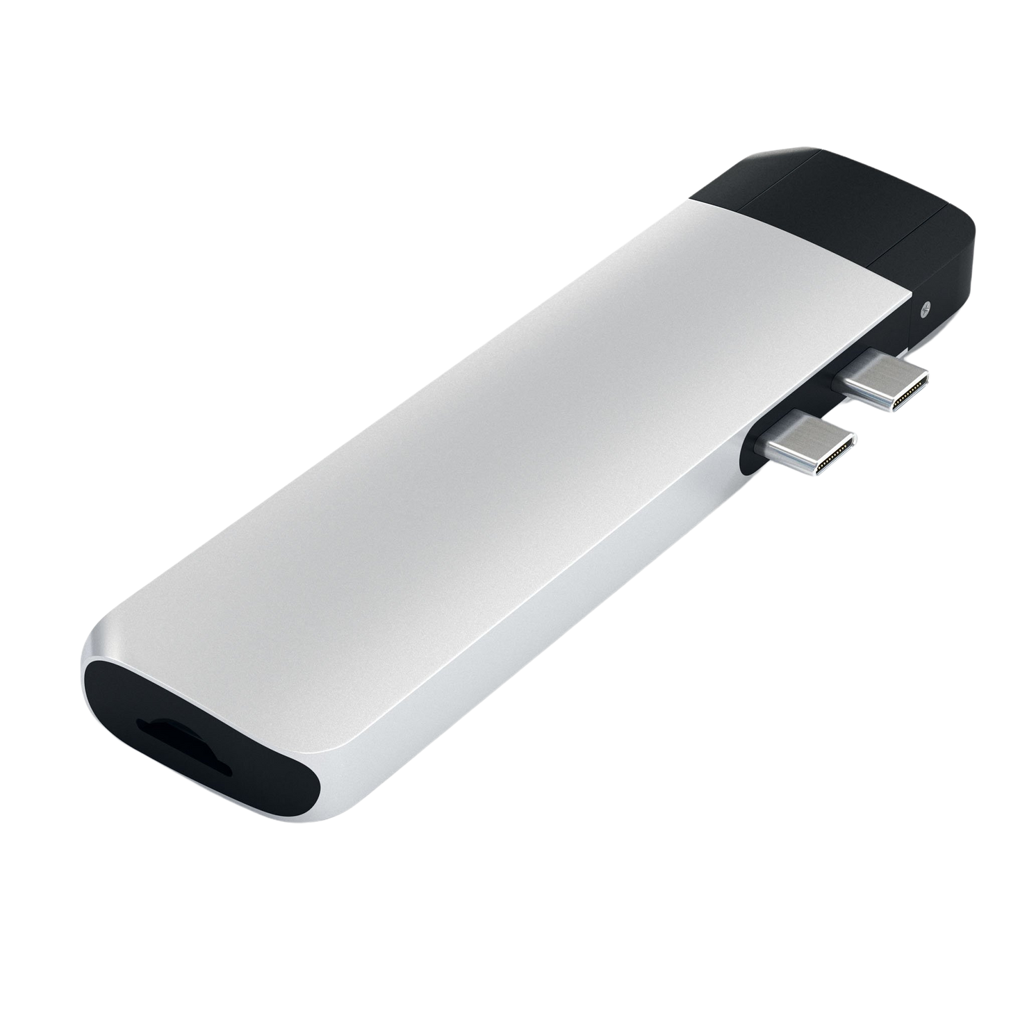 Satechi Dual USB-C Pro Hub With Ethernet & 4K HDMI - Silver