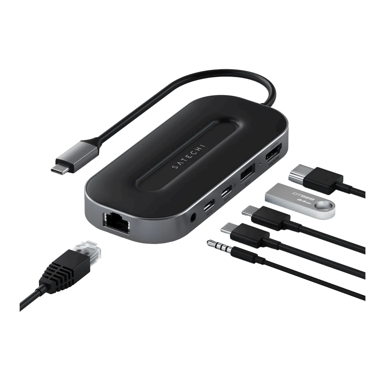 Satechi USB-C Multiport Adapter with 2.5G Ethernet