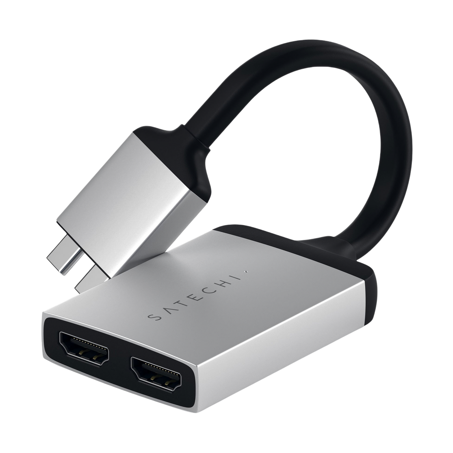 Satechi USB-C Dual HDMI Adapter - Silver