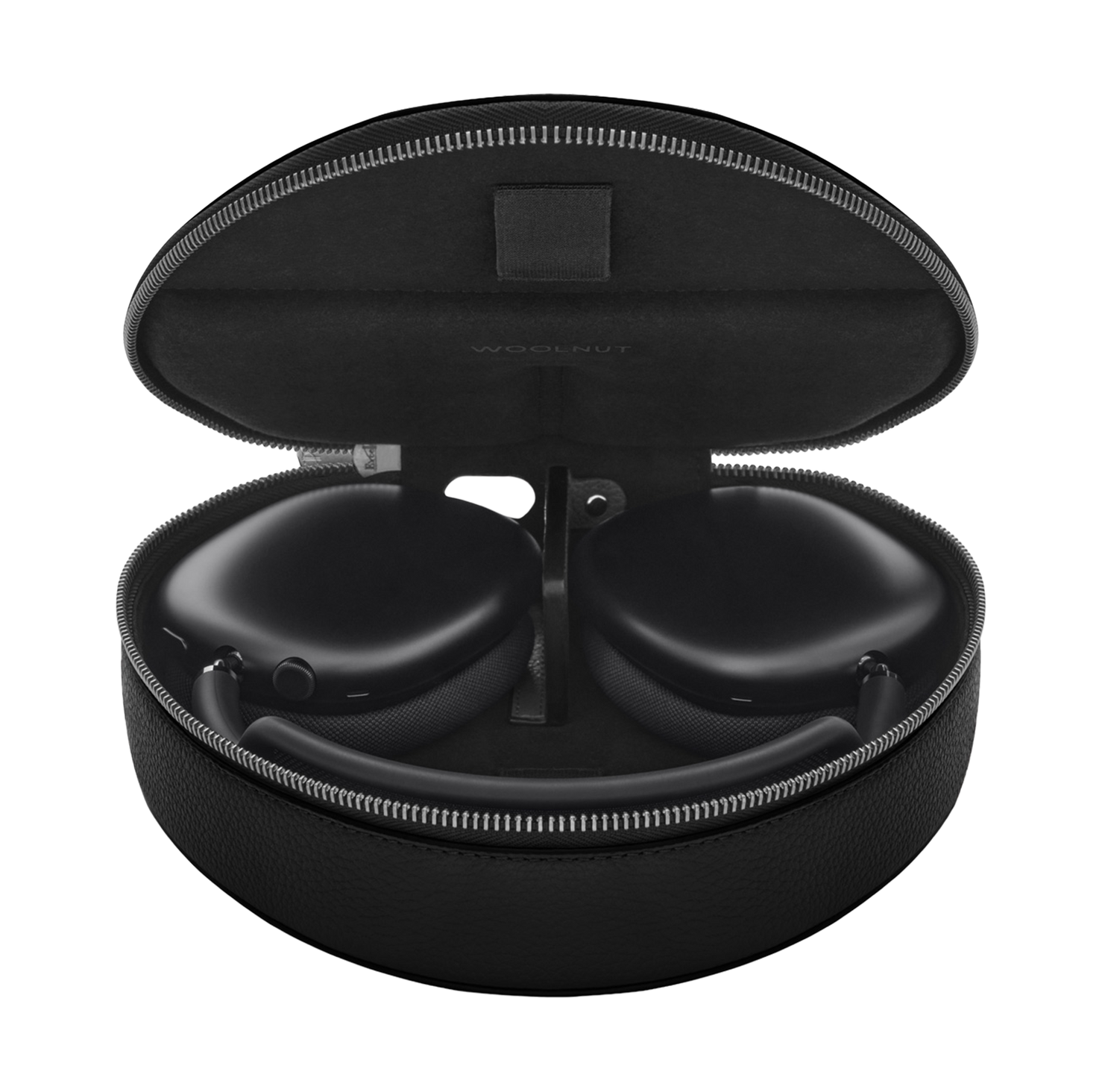 WOOLNUT Leather Case for AirPods Max - Black